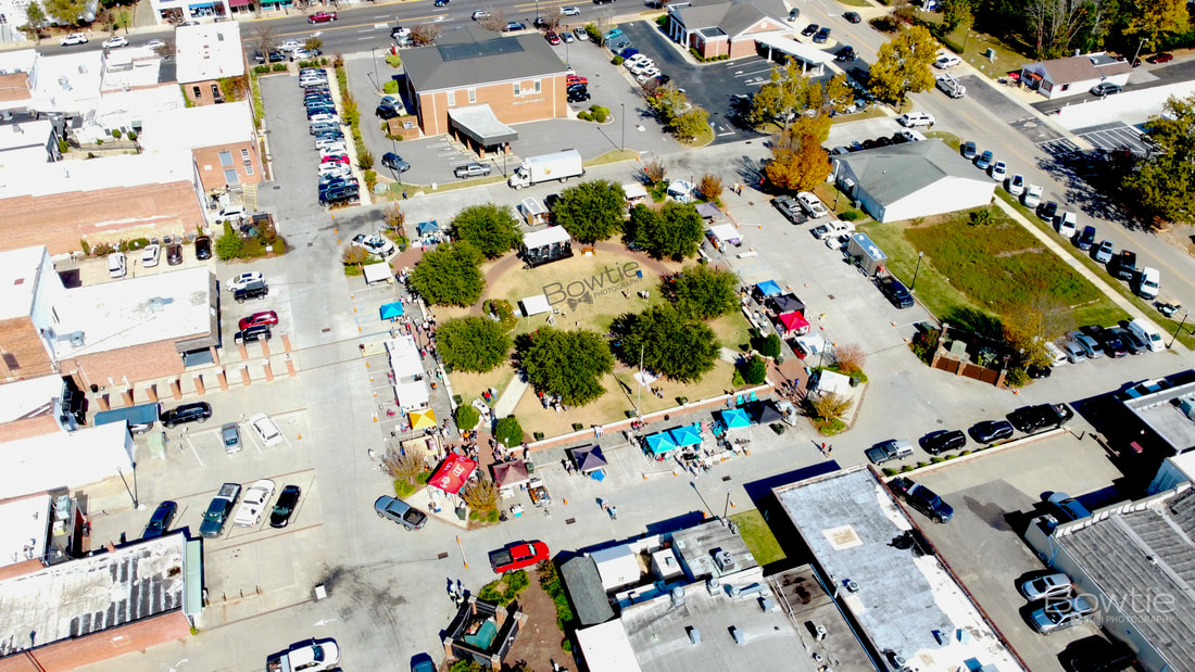 Area view of the park in Camden South Carolina