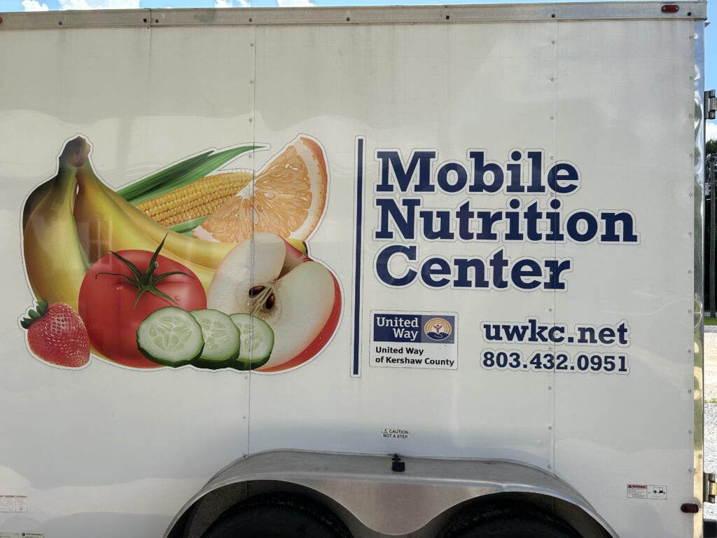 united way mobile nutrition trailer